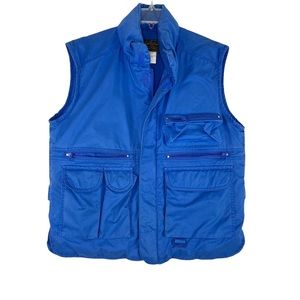 Vintage Eddie Bauer Blue Puffer Vest Goose Down
